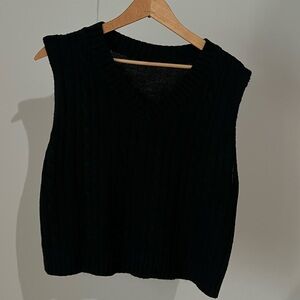 yesstyle black sweater vest